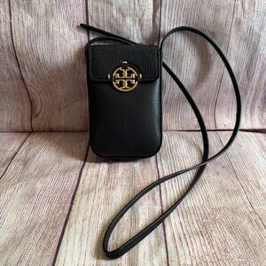Tory Burch Miller Crossbody Phone Bag - Black